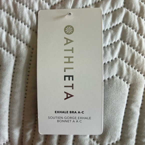 NWT Athleta Exhale Bra A-C - Picture 5 of 7